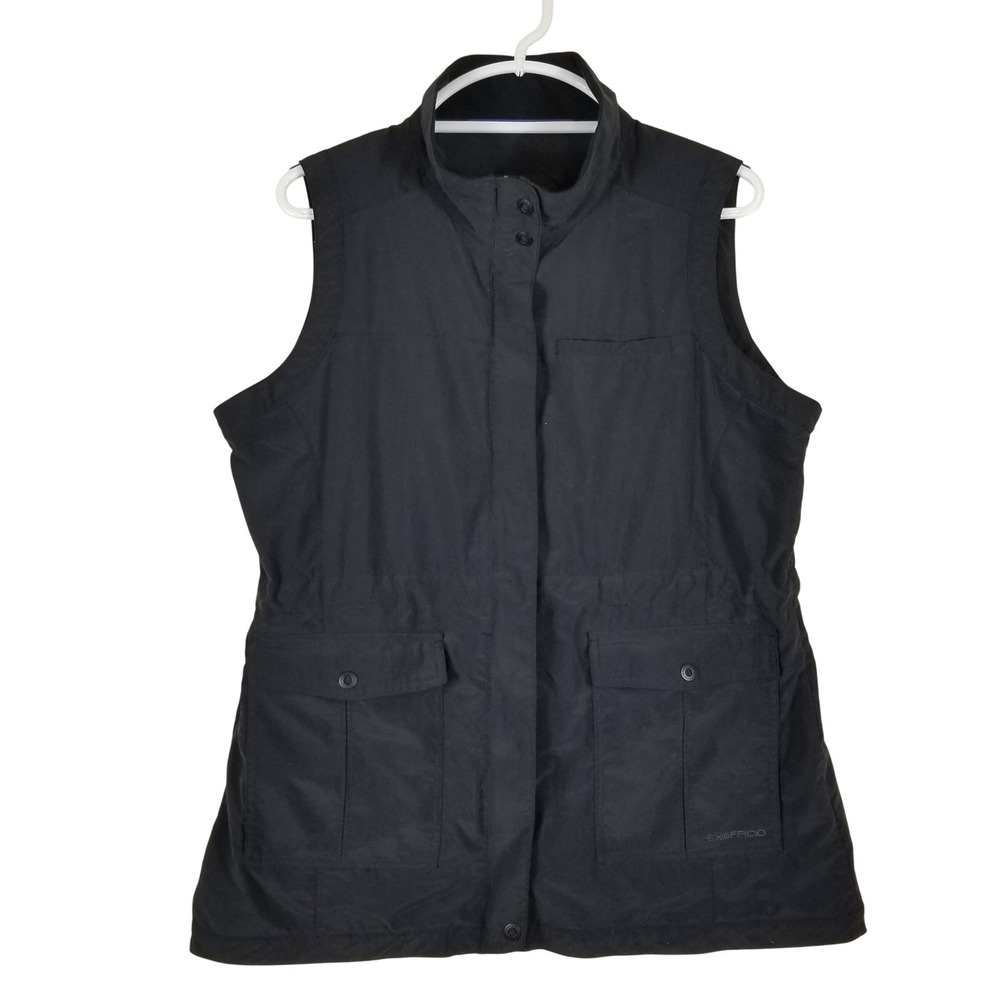 Exofficio Black Sleeveless Travel Vest